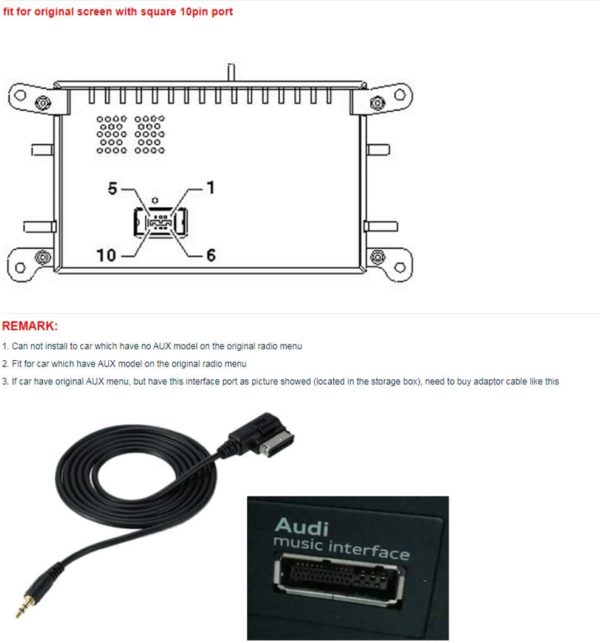 Autoradio Android 10 Audi Q5 NO MMI – Image 3