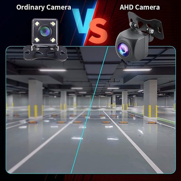 kit caméra de recul et Moniteur, AHD étanche à Vision Nocturne HD pour Voiture/SUV/Camping-Car/Camion – Image 3