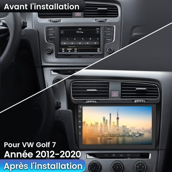 Autoradio pour VW Golf 7 2012-2020 – Image 2