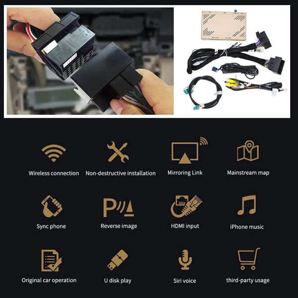 Kit CarPlay sans Fil / Android Auto pour Audi A3 MMI système 2013-2018 / Q7 2016-2018 – Image 6