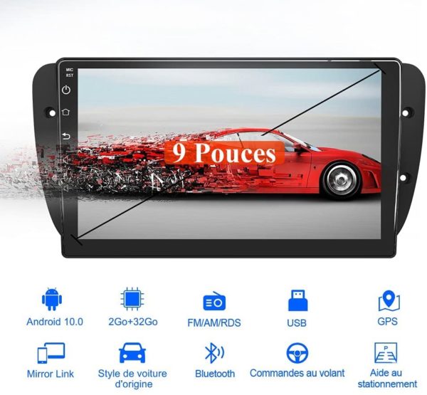 Autoradio Android Seat Ibiza 2009/2013 – Image 3