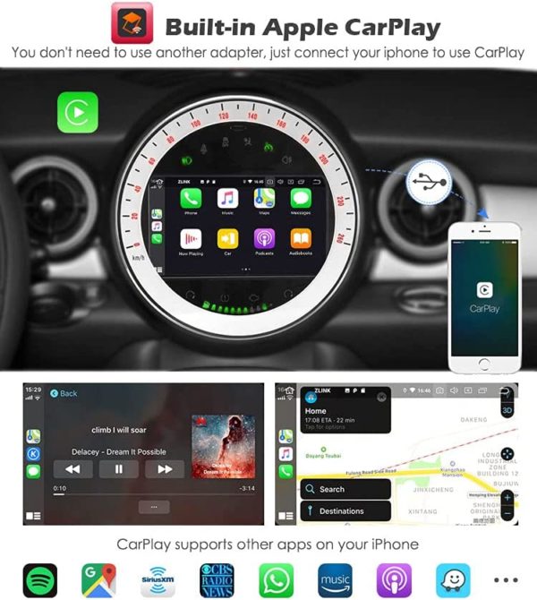 Autoradio Android Mini Cooper – Image 3