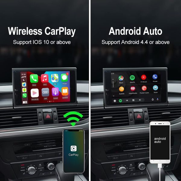 Kit CarPlay sans Fil / Android Auto pour Audi A4 / A5 / S5 / RS4 / RS5 / Q5 (2010-2017) -Écran 6,5 / 7 Pouces avec MMI – Image 3