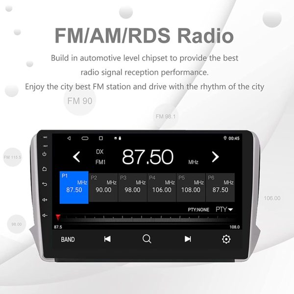 Autoradio pour Peugeot 208 / 2008 2012-2018 – Image 3