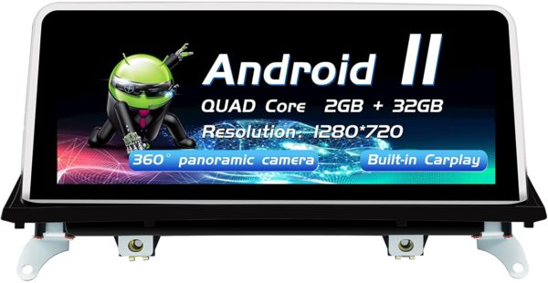 Autoradio Android 10 pour BMW X5 X6 E70 E71 2007-2010