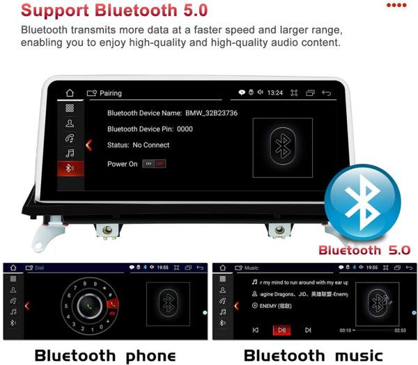 Autoradio Android 10 pour BMW X5 X6 E70 E71 2007-2010 – Image 2