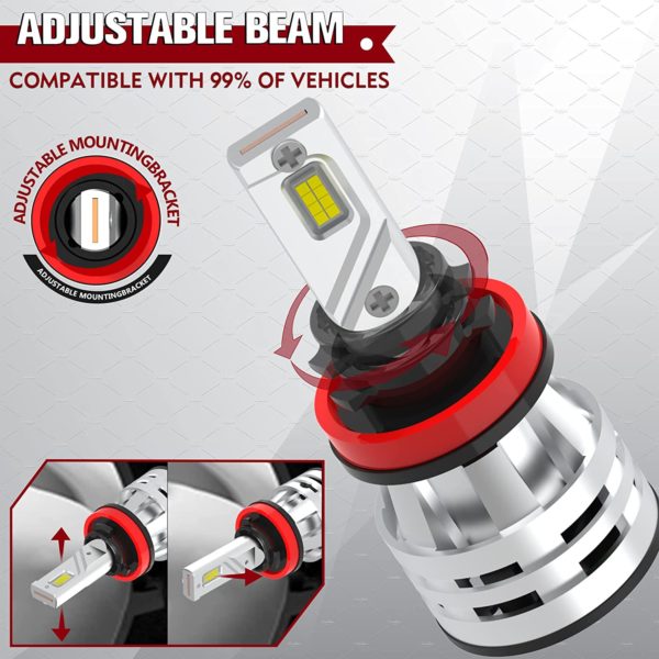 Ampoule Led H11 70W 12000LM 6500K – Image 6