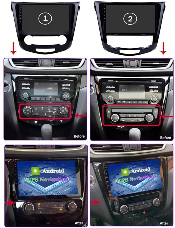 Autoradio Android Nissan Qashqai / Xtrail 2014/2017 – Image 2