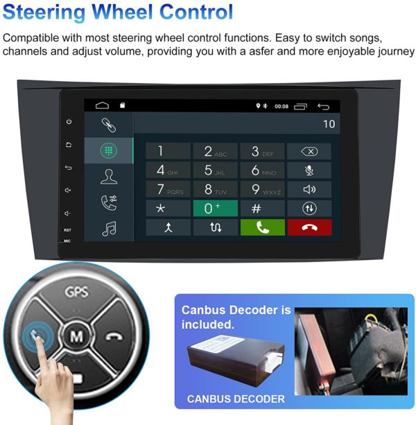 Autoradio Android Mercedes Benz Classe W211 – Image 2