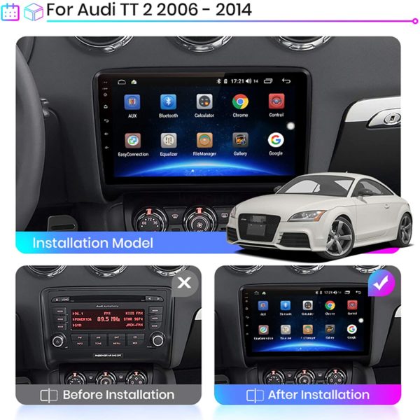 Autoradio Android Audi TT (2006-2011) – Image 2