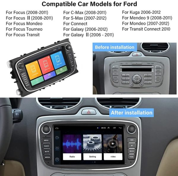 Autoradio Android Ford Focus – Image 2