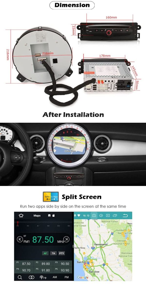 Autoradio Android Mini Cooper – Image 2
