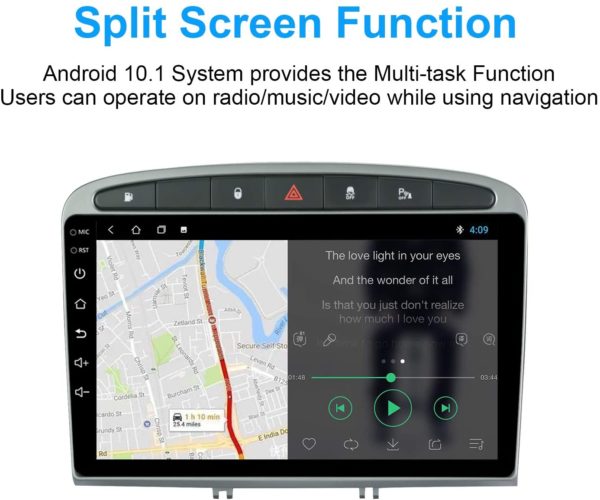 Autoradio Android pour Peugeot 308-408 / 2010-2016 – Image 4