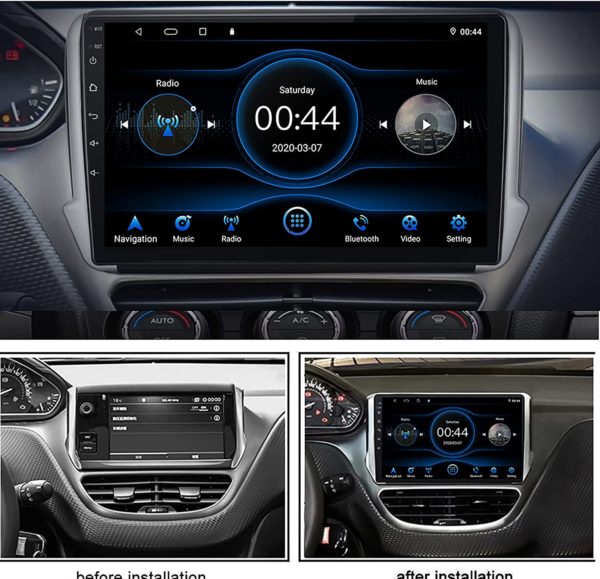 Autoradio pour Peugeot 208 / 2008 2012-2018 – Image 2