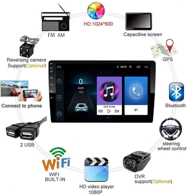 Autoradio Android BMW X3 E83 2004-2012 / 2G RAM - 32G – Image 3