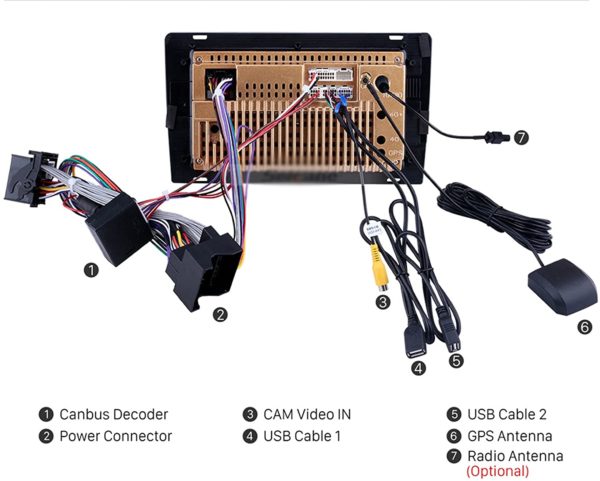 Autoradio Android BMW X3 E83 2004-2012 / 2G RAM - 32G – Image 6